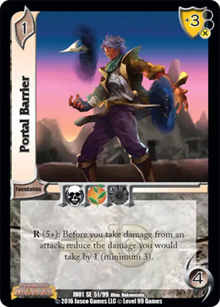Portal Barrier card front