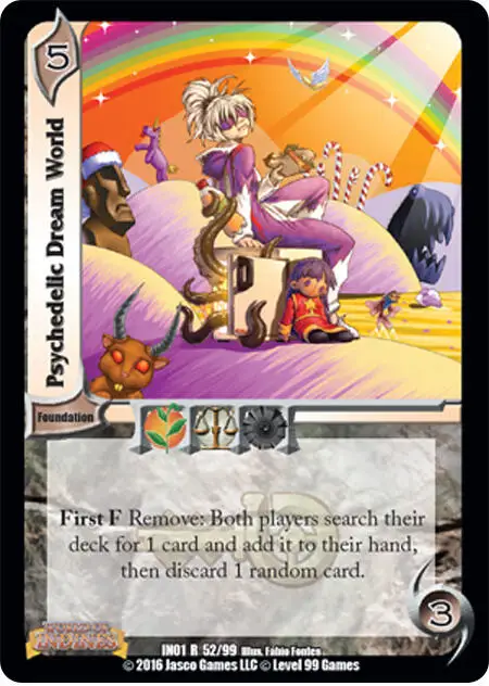 Psychedelic Dream World card front