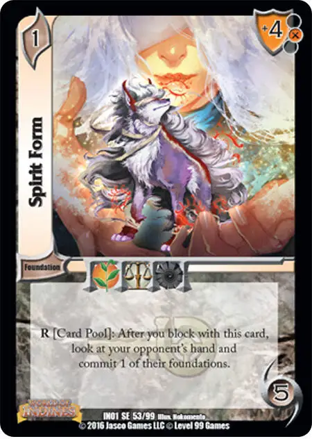 Spirit Form card front