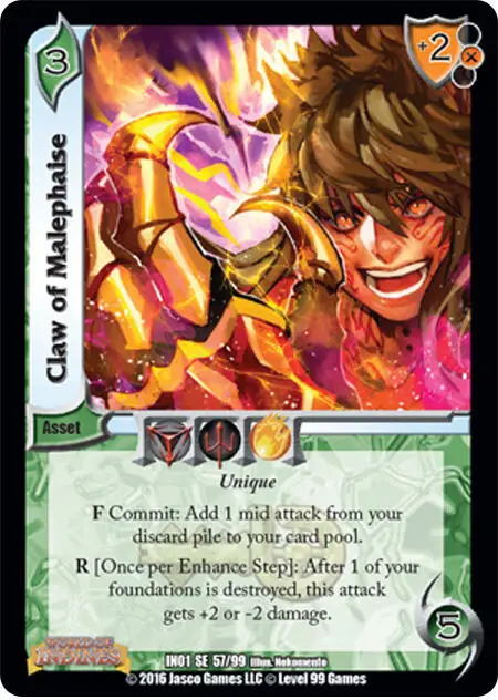 Claw of Malephaise card front