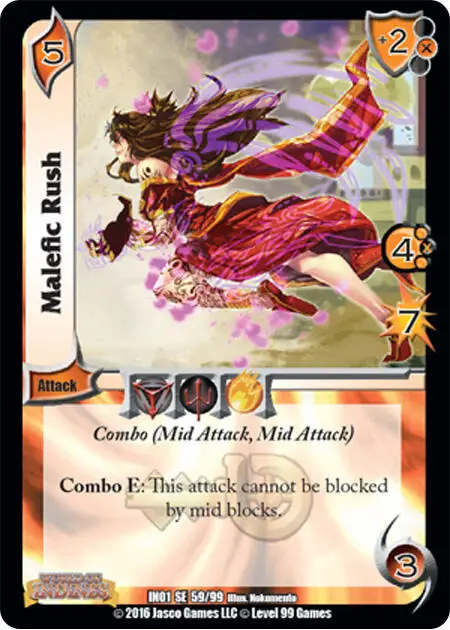 Malefic Rush card front