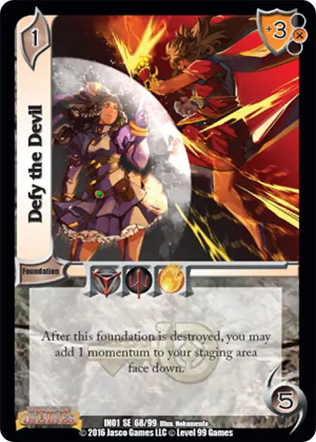 Defy the Devil card front