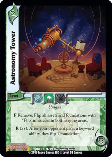Astronomy Tower card front