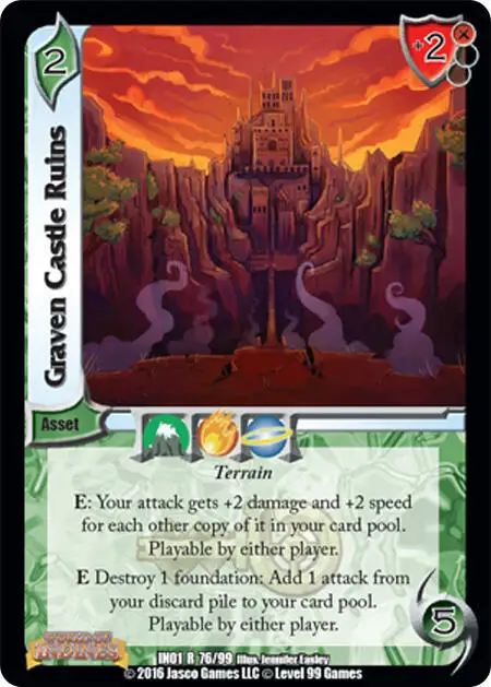 Graven Castle Ruins card front