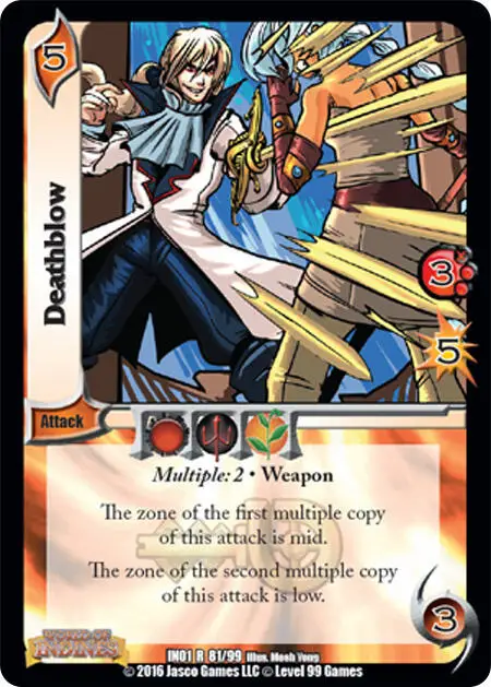 Deathblow card front
