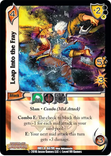 Leap Into the Fray card front