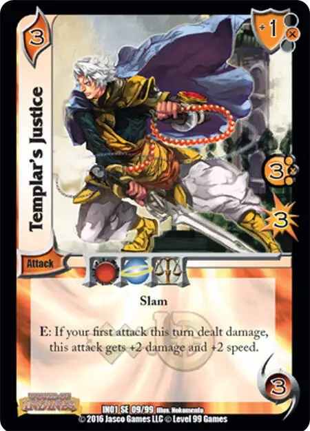 Templar's Justice card front