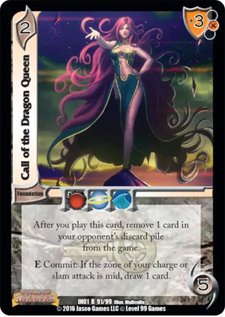 Call of the Dragon Queen card front