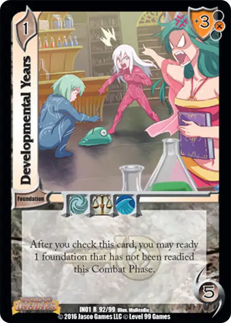 Developmental Years card front