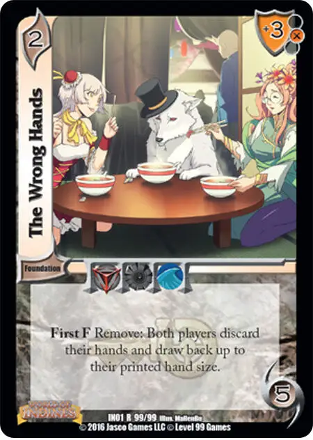 The Wrong Hands card front