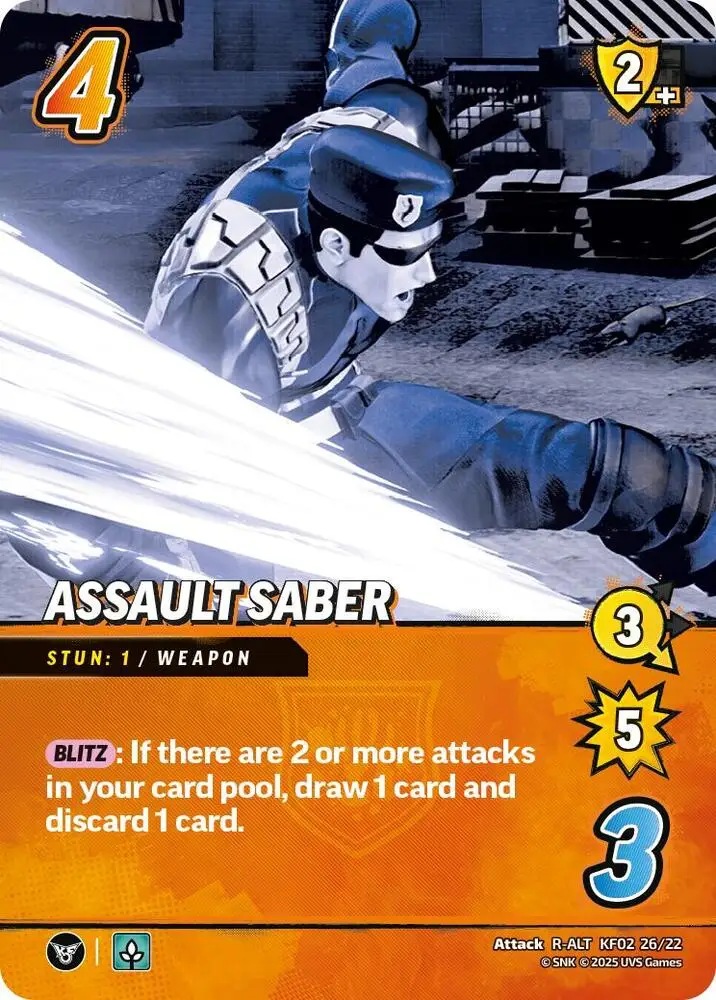 Assault Saber (Alternative Art) card front