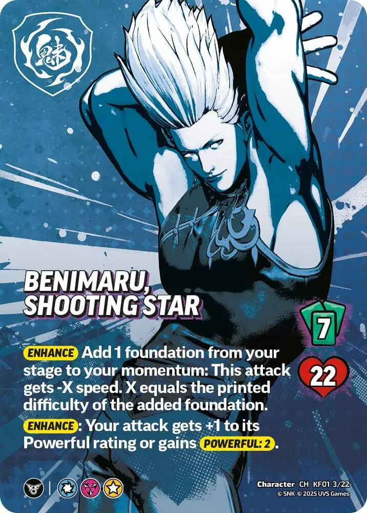 Benimaru, Shooting Star card front