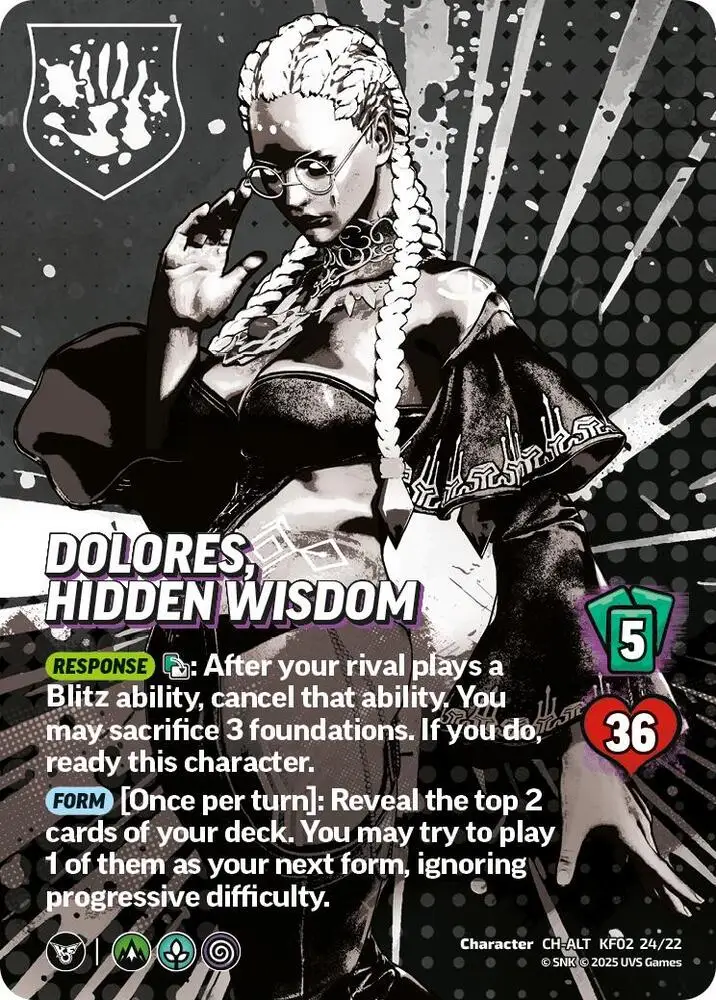Dolores, Hidden Wisdom (Alternative Art) card front