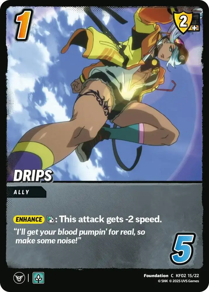 Drips card front