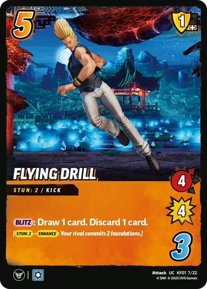 Flying Drill card front