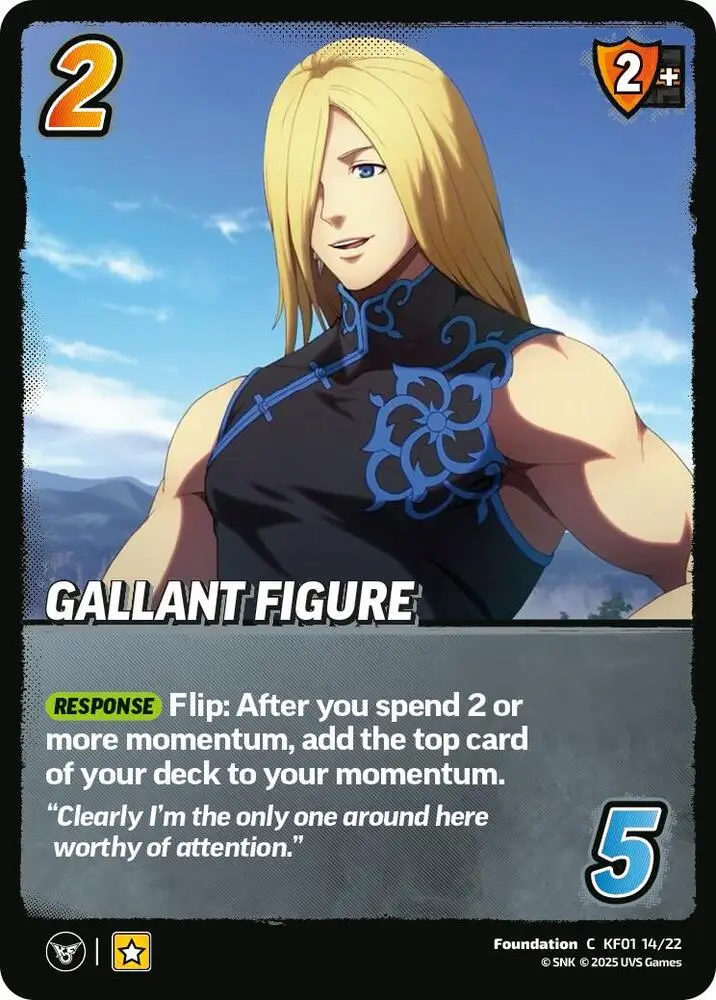 Gallant Figure card front