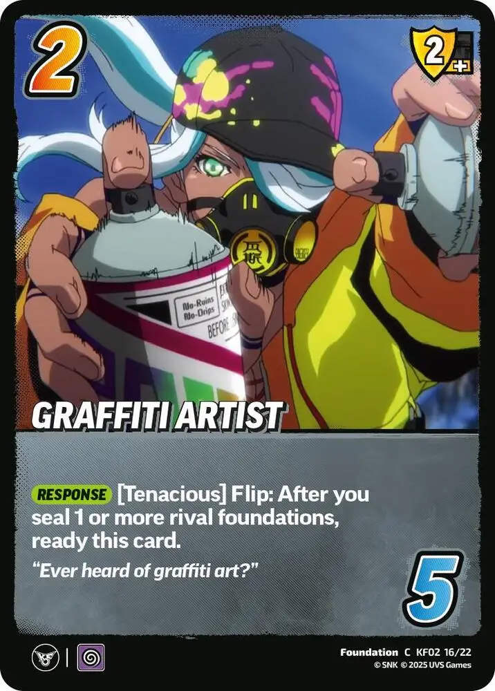 Graffiti Artist card front