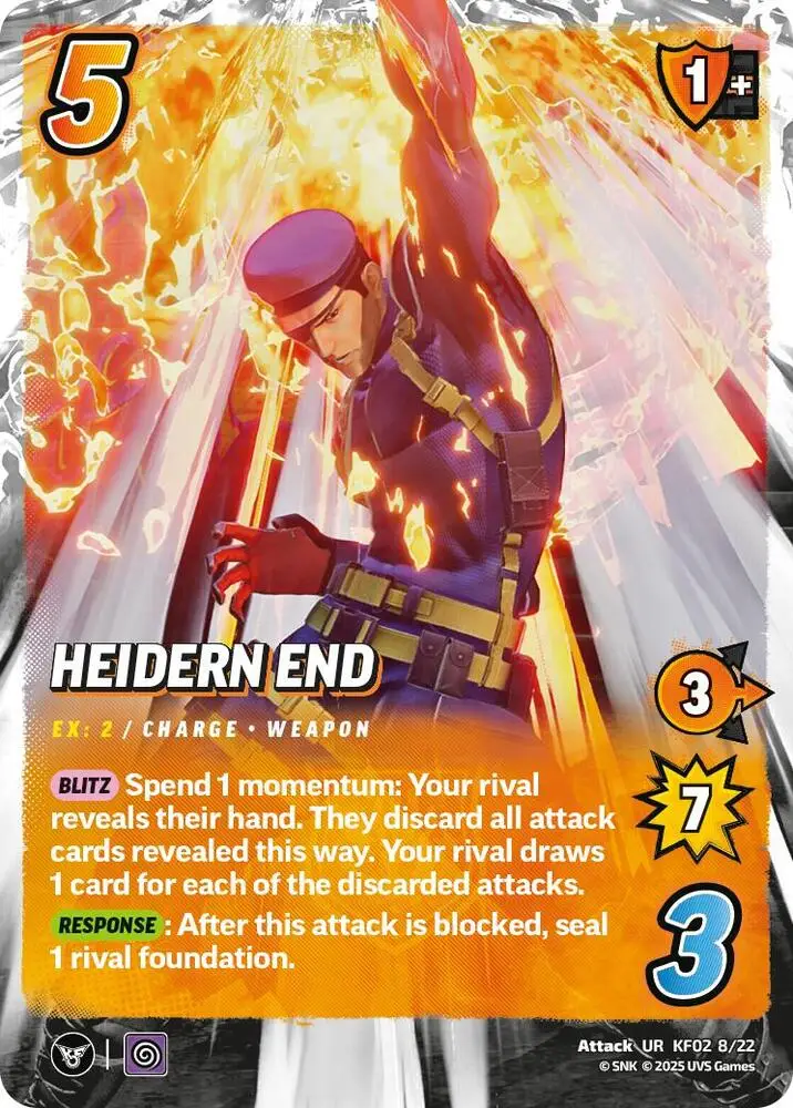 Heidern End card front