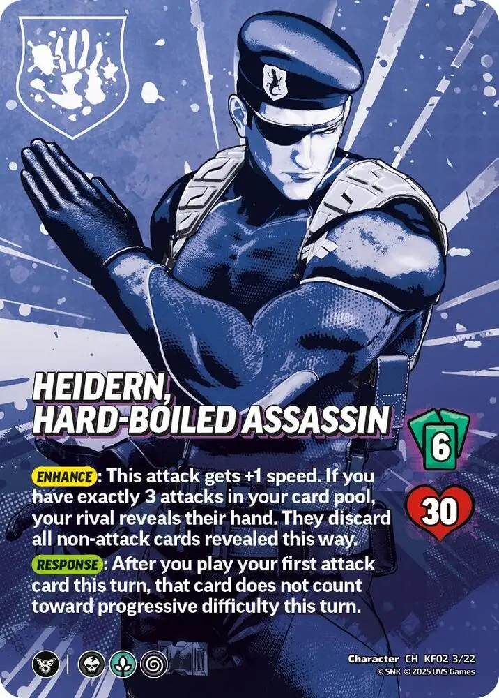 Heidern, Hard-Boiled Assassin card front