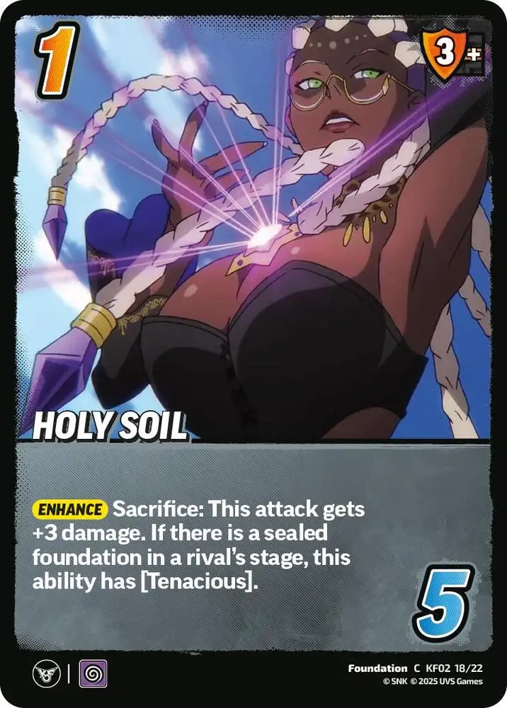 Holy Soil card front