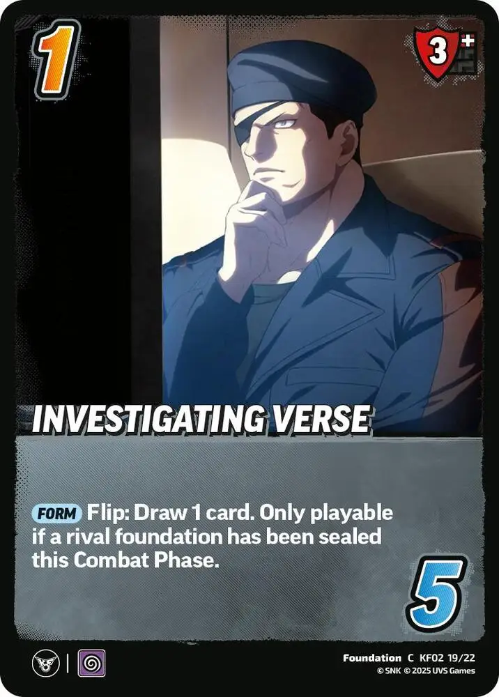 Investigating Verse card front