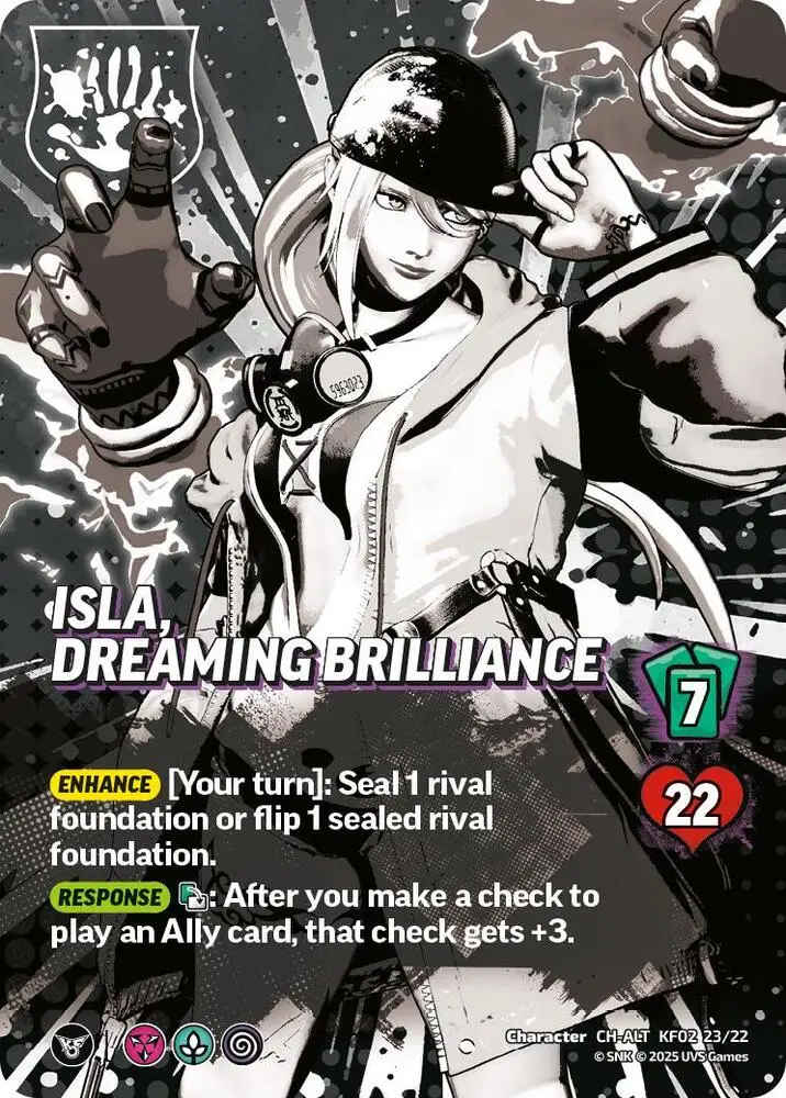 Isla, Dreaming Brilliance (Alternative Art) card front