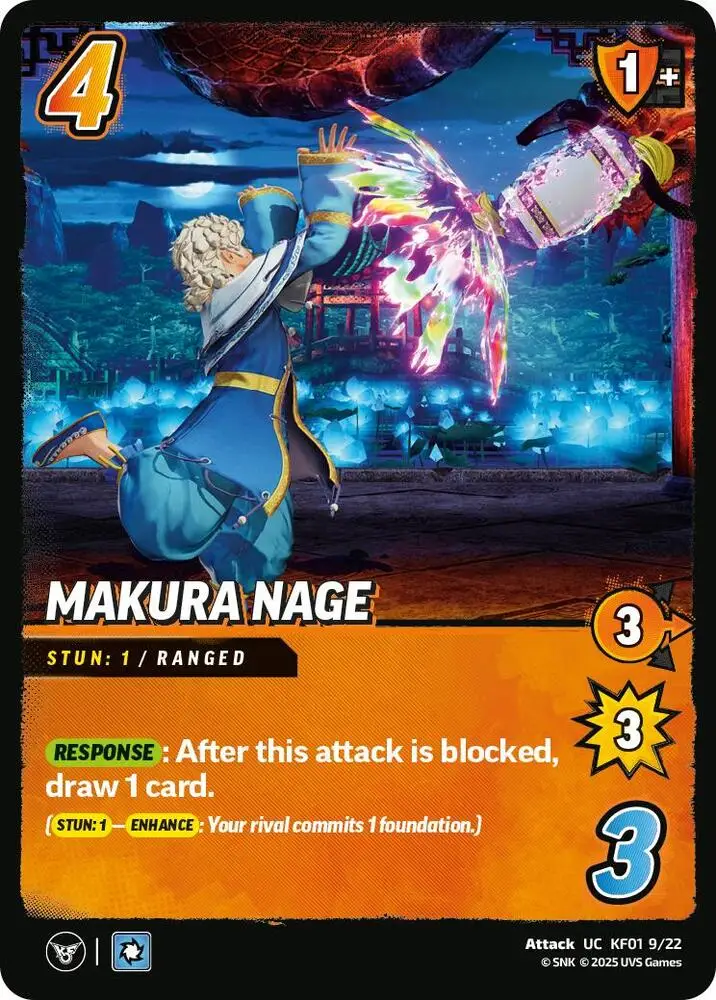 Makura Nage card front