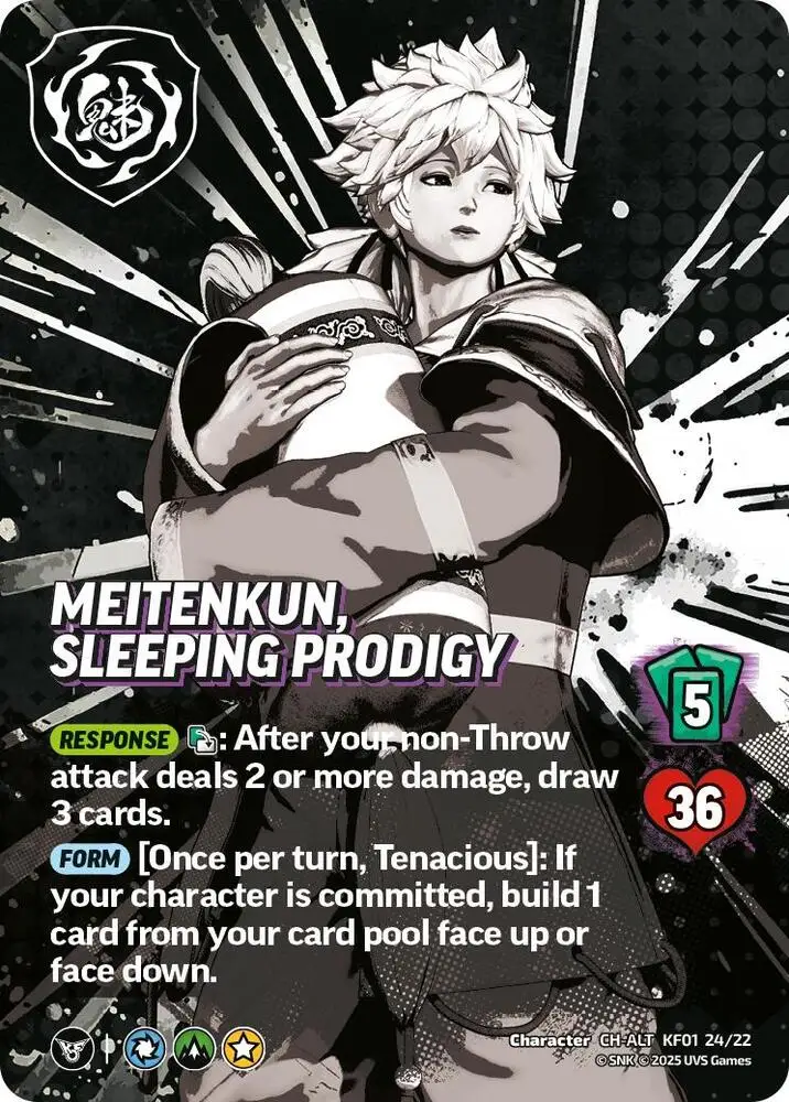 Meitenkun, Sleeping Prodigy (Alternative Art) card front