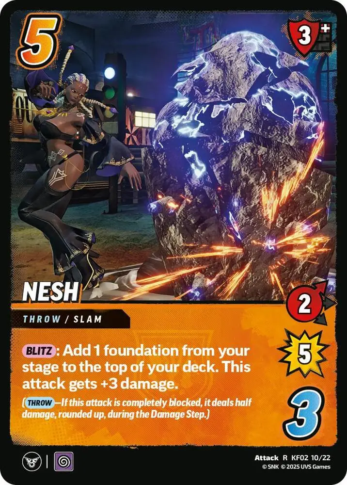 Nesh card front