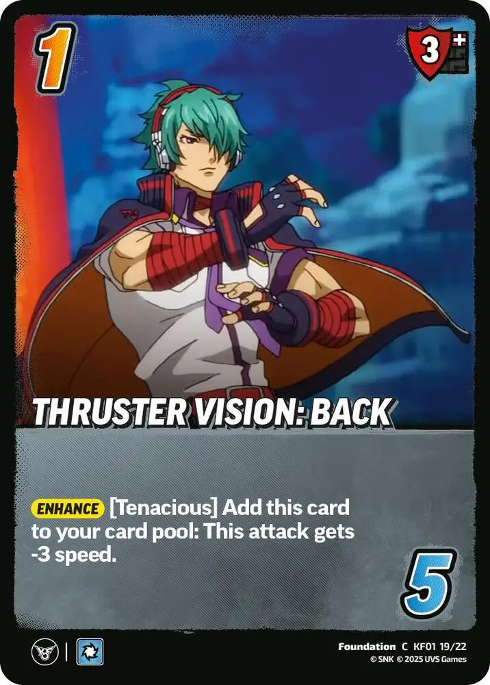 Thruster Vision: Back card front