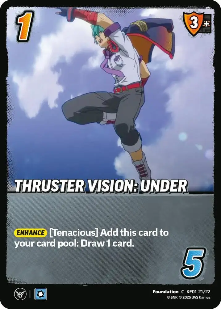 Thruster Vision: Under card front
