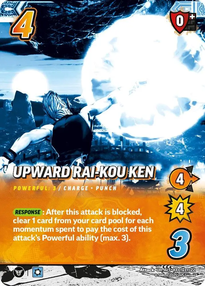 Upward Rai-Kou Ken (Alternative Art) card front
