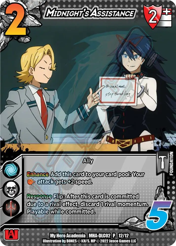 Midnight's Assistance card front