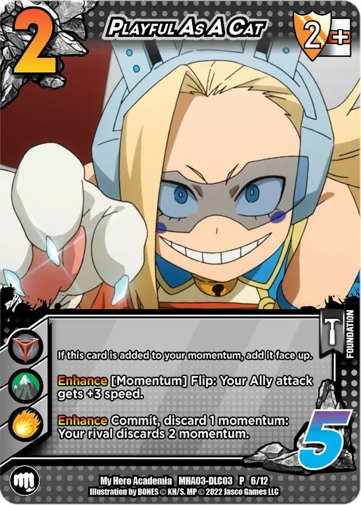 Playful as a Cat card front