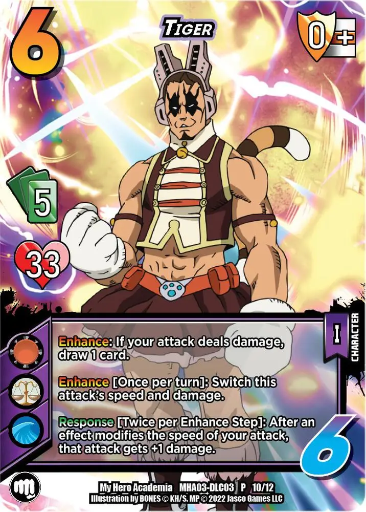 Tiger card front