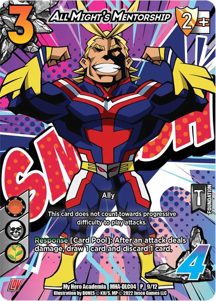 All Might's Mentorship card front