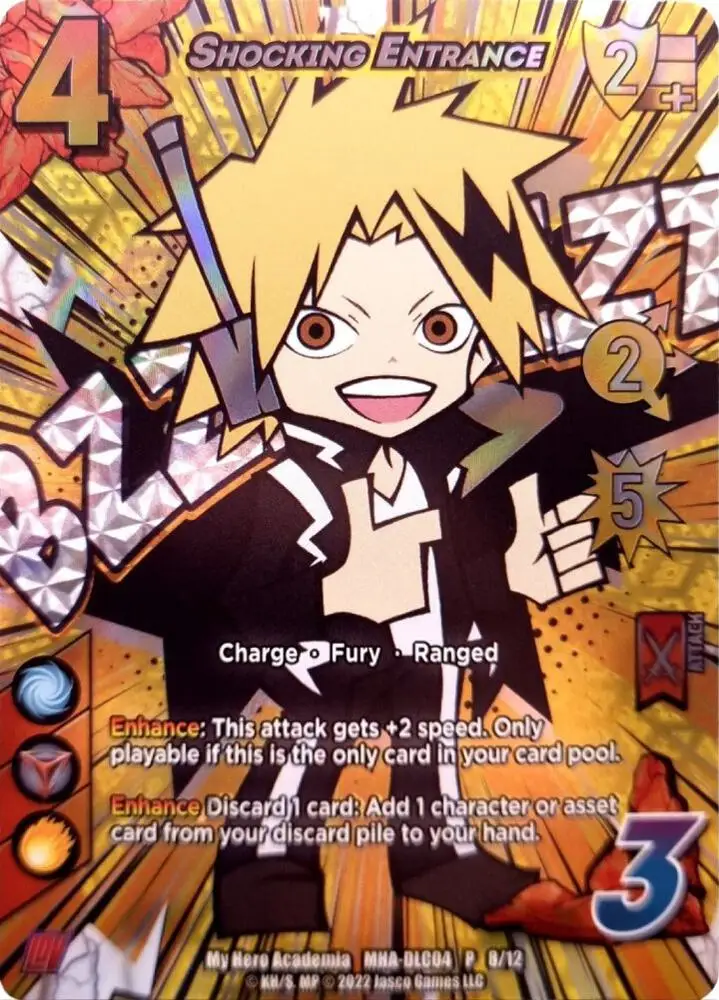 Shocking Entrance card front