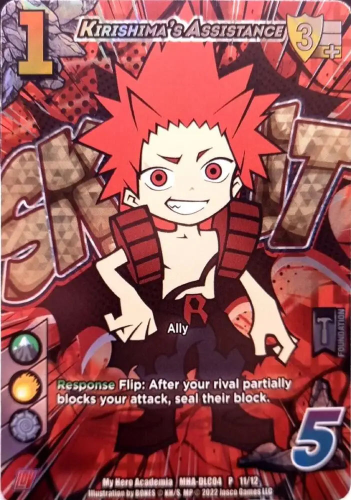 Kirishima's Assistance card front