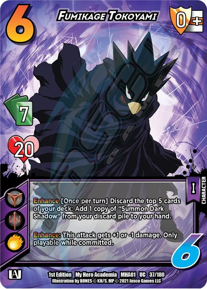 Fumikage Tokoyami card front