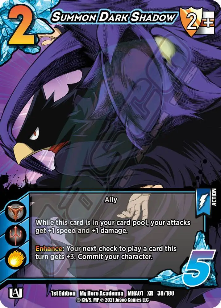 Summon Dark Shadow (XR) card front