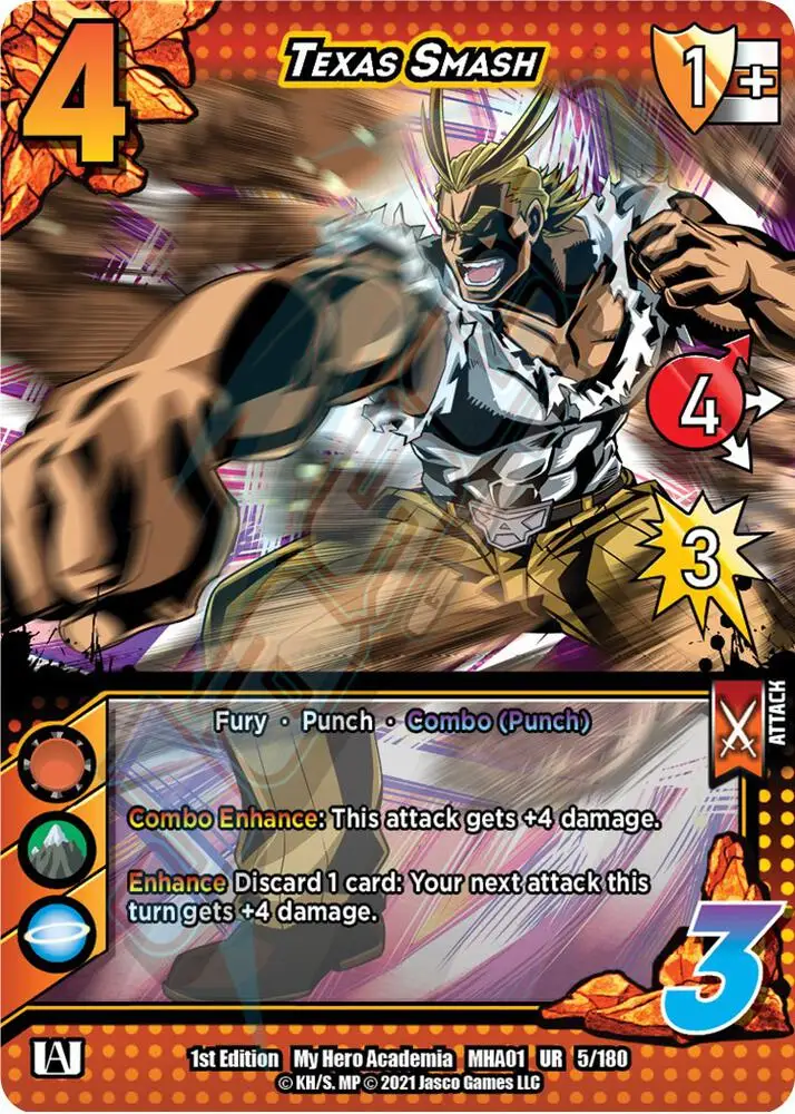 Texas Smash card front