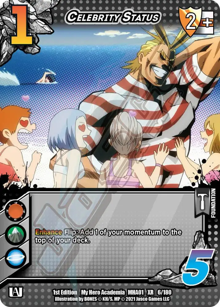 Celebrity Status (XR) card front