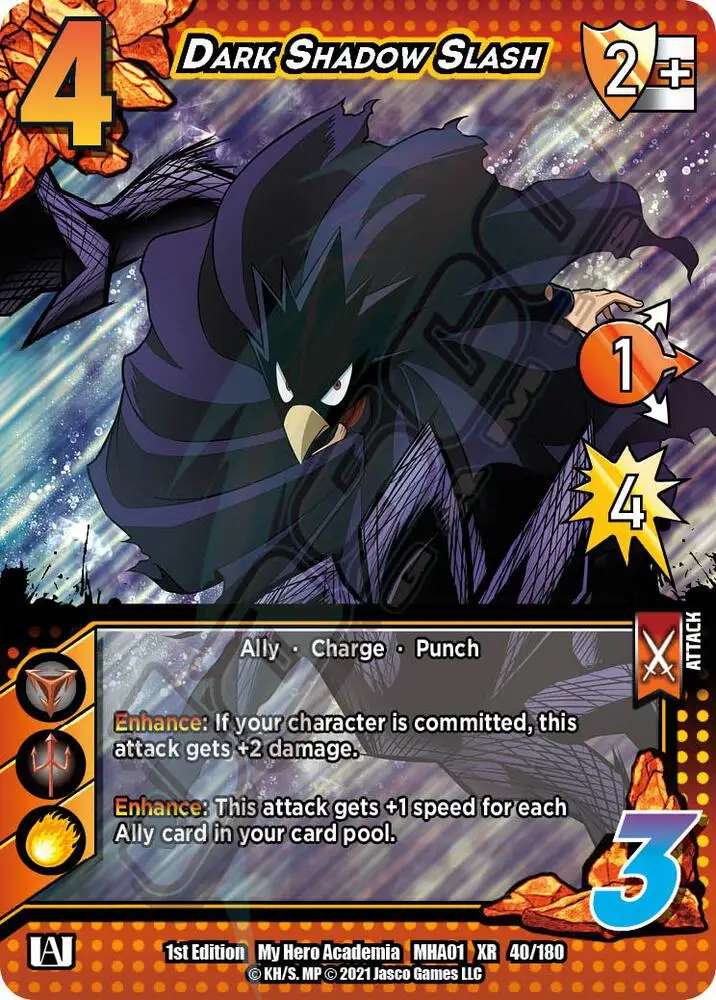 Dark Shadow Slash (XR) card front
