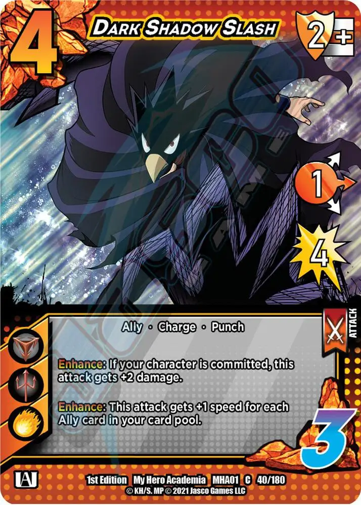 Dark Shadow Slash card front