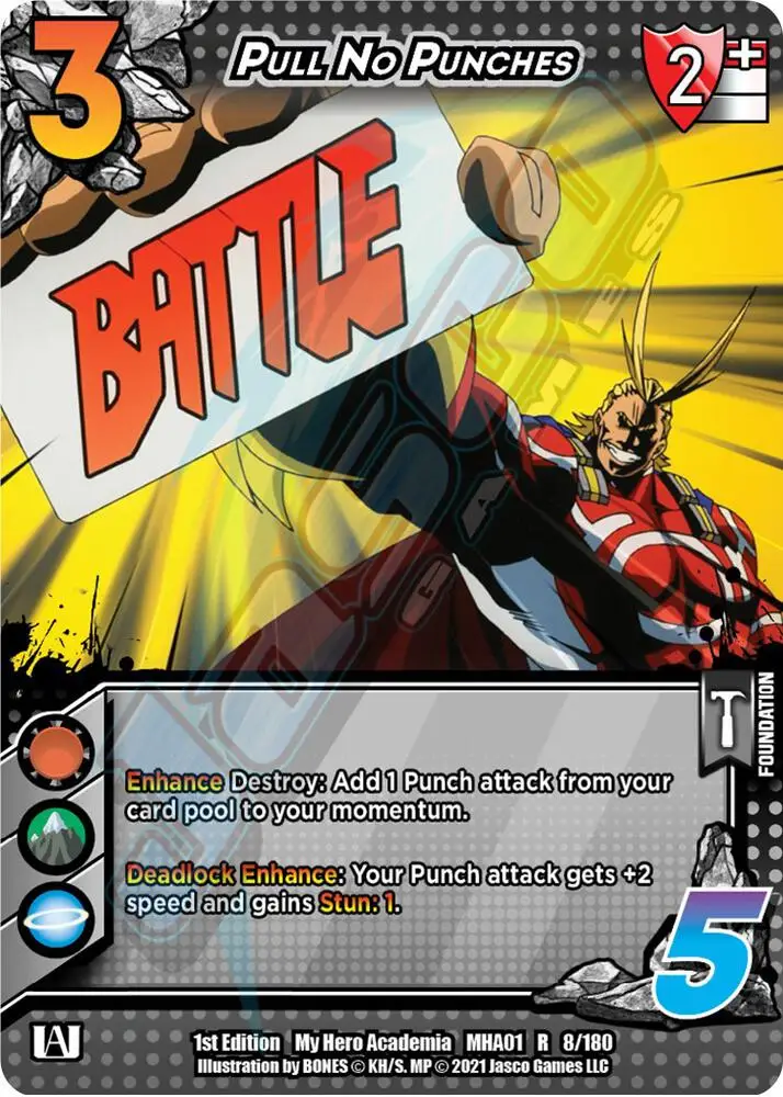 Pull No Punches card front