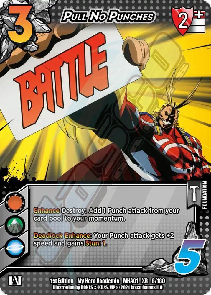 Pull No Punches (XR) card front