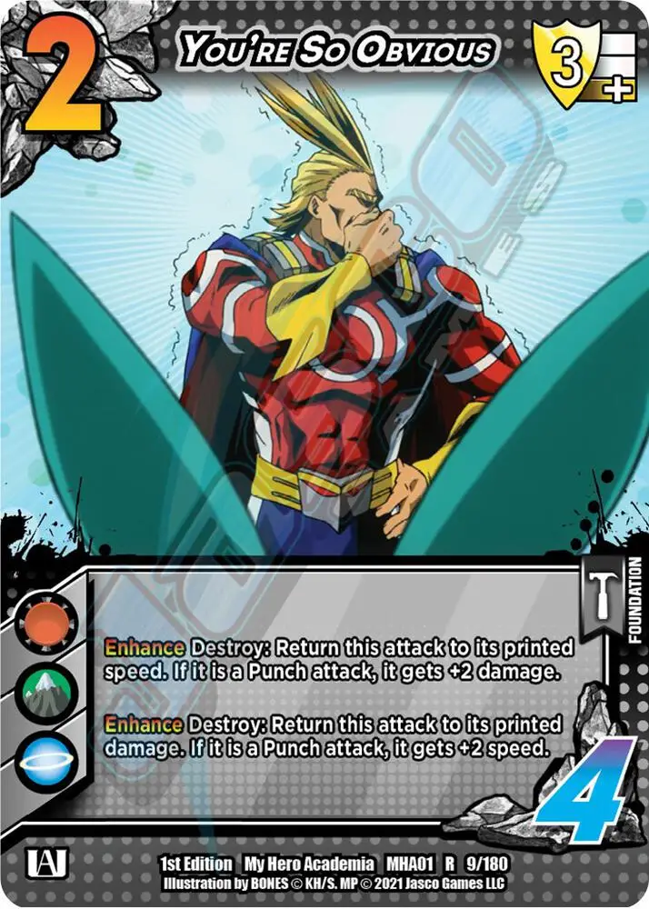 You're So Obvious card front