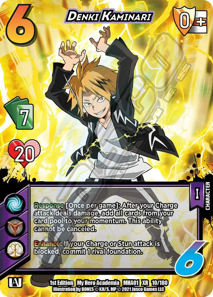 Denki Kaminari (XR) card front