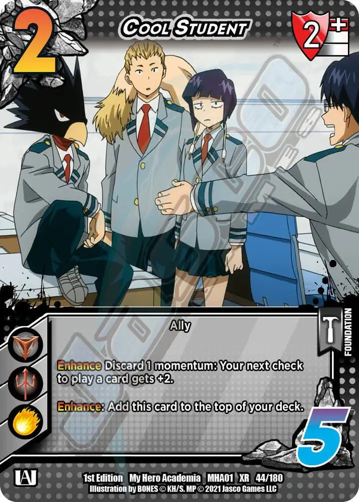 Cool Student (XR) card front