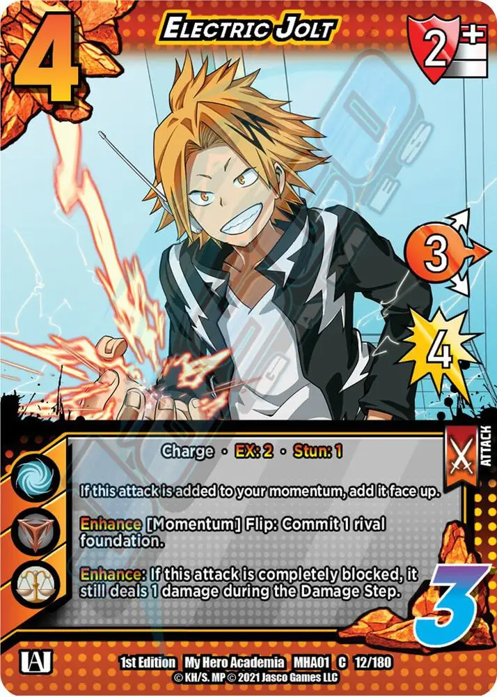 Electric Jolt card front